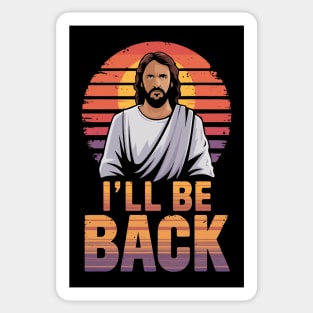 I'll be back Jesus meme 02 Sticker